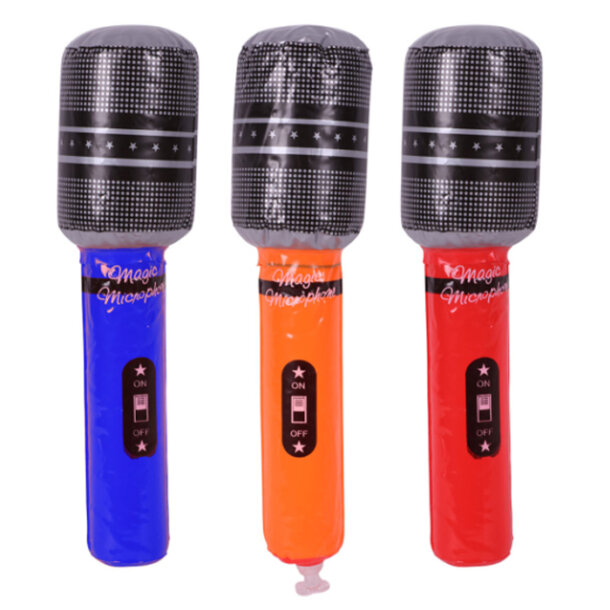 Micrófonos hinchables